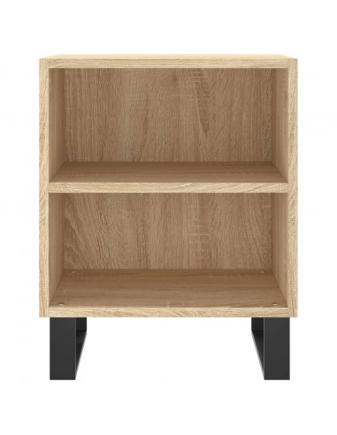 Comodini 2 pz Rovere Sonoma 40x30x50 cm in Legno Multistrato