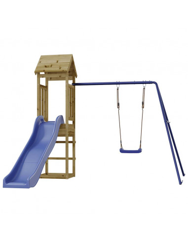 Set da Gioco da Esterno in Legno di Pino Impregnato