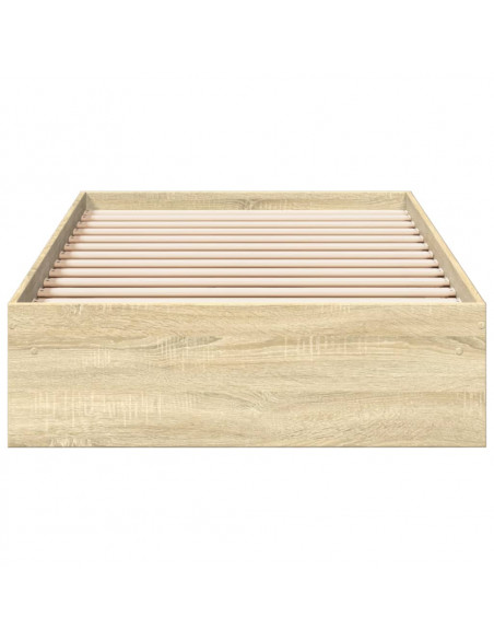 Giroletto Cassetti Rovere Sonoma 90x190 cm Legno Multistrato