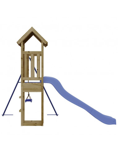 Set da Gioco da Esterno in Legno di Pino Impregnato