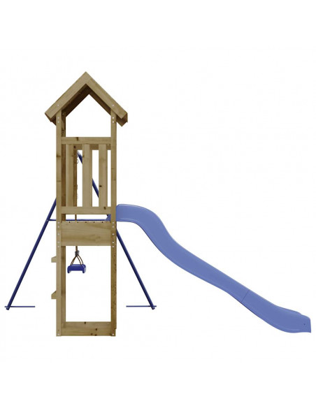 Set da Gioco da Esterno in Legno di Pino Impregnato