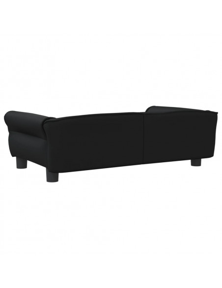 Lettino per Cani Nero 95x55x30 cm in Similpelle