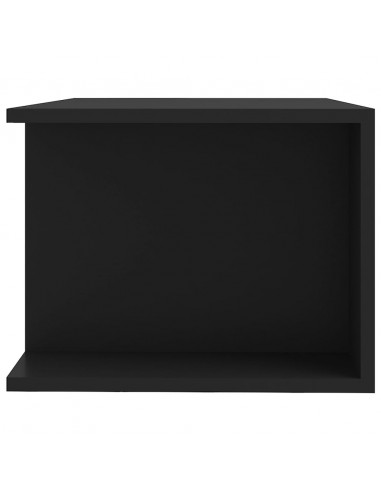 Mobile Porta TV con Luci LED Nero 90x39x30 cm