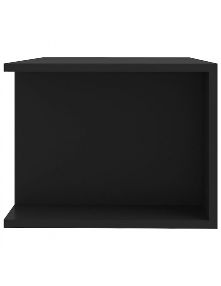 Mobile Porta TV con Luci LED Nero 90x39x30 cm