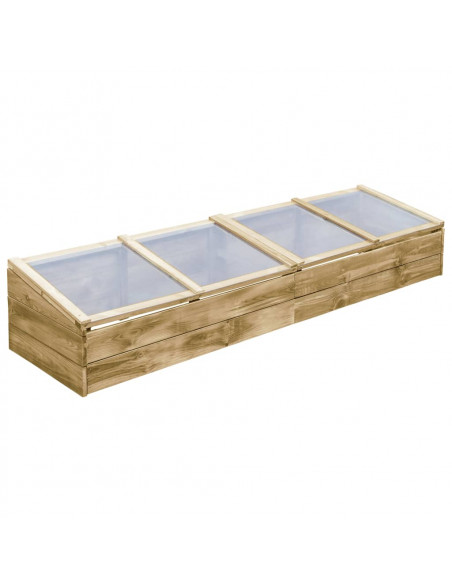 Serre 2 pz in Legno di Pino Impregnato 200x50x35 cm