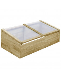 Serre 2 pz in Legno di Pino Impregnato 100x50x35 cm 2