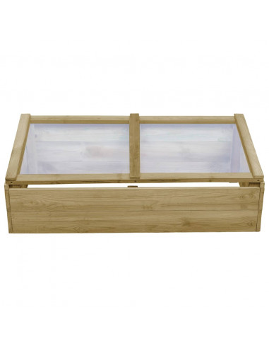 Serre 2 pz in Legno di Pino Impregnato 100x50x35 cm