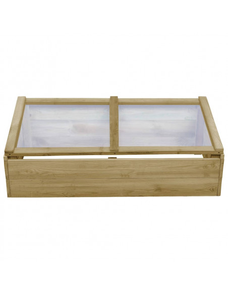 Serre 2 pz in Legno di Pino Impregnato 100x50x35 cm