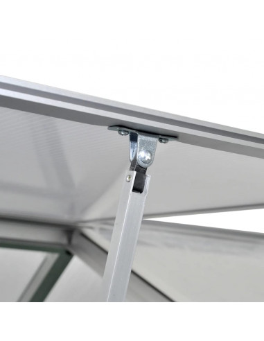 Serra in Alluminio Rinforzato con Telaio di Base 4,6 m²