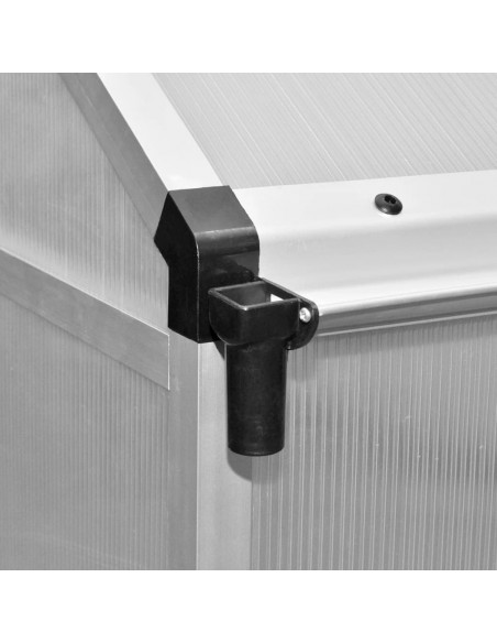 Serra in Alluminio Rinforzato con Telaio di Base 4,6 m²