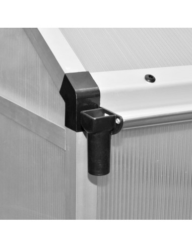 Serra in Alluminio Rinforzato con Telaio di Base 6,05 m²