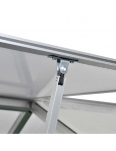 Serra in Alluminio Rinforzato con Telaio di Base 7,55 m² 2