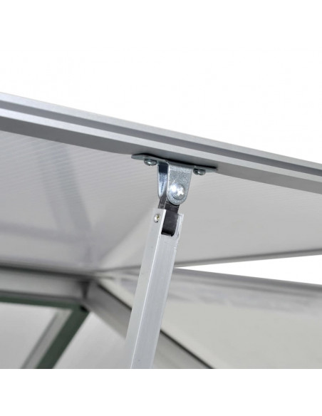 Serra in Alluminio Rinforzato con Telaio di Base 7,55 m²