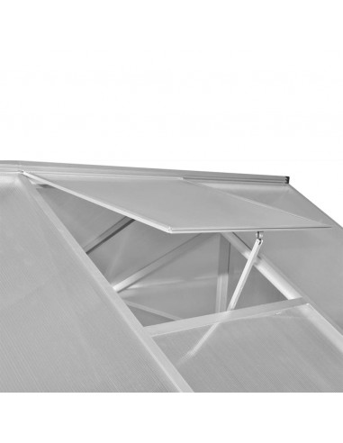 Serra in Alluminio Rinforzato con Telaio di Base 7,55 m²