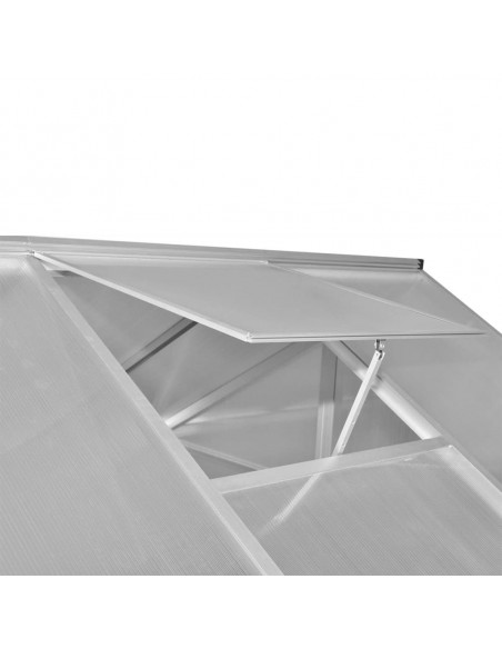 Serra in Alluminio Rinforzato con Telaio di Base 9,025 m²