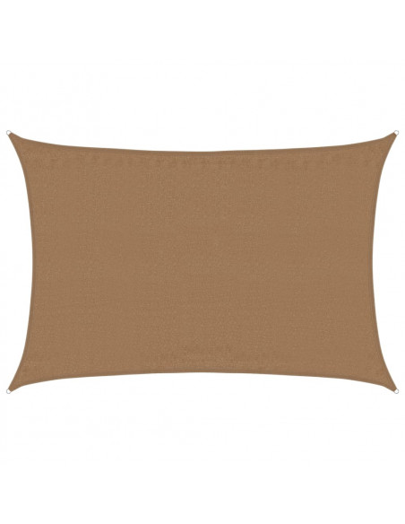 Vela Parasole 160 g/m² Grigio Talpa 3,5x5 m in HDPE