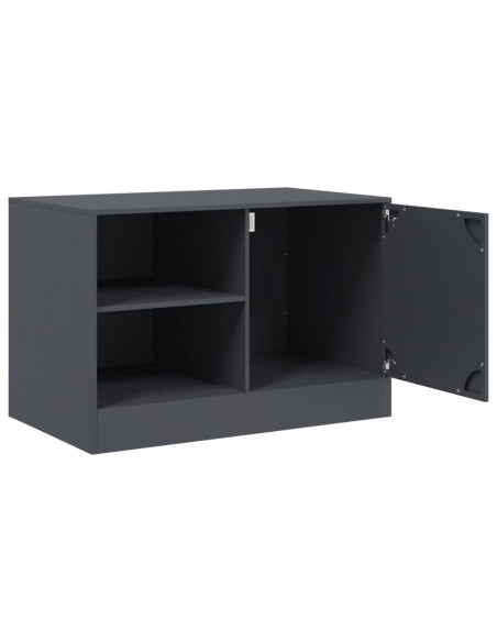 Mobili TV 2 pz Antracite 67x39x44 cm in Acciaio