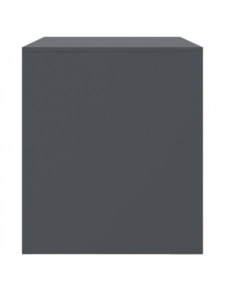 Mobili TV 2 pz Antracite 67x39x44 cm in Acciaio