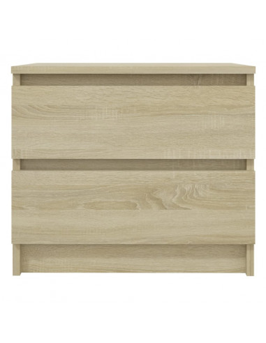Comodini 2pz Rovere Sonoma 50x39x43,5 cm in Legno Multistrato