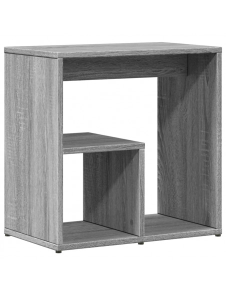 Tavolino Grigio Sonoma 50x30x50 cm Legno Multistrato