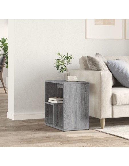 Tavolino Grigio Sonoma 50x30x50 cm Legno Multistrato