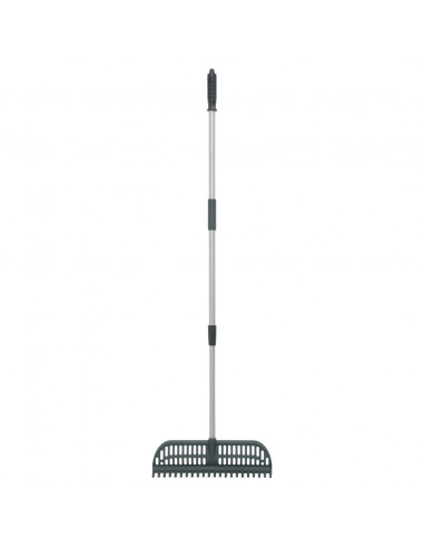 Rastrello per Foglie 2 in 1 Verde Scuro 157 cm in PP