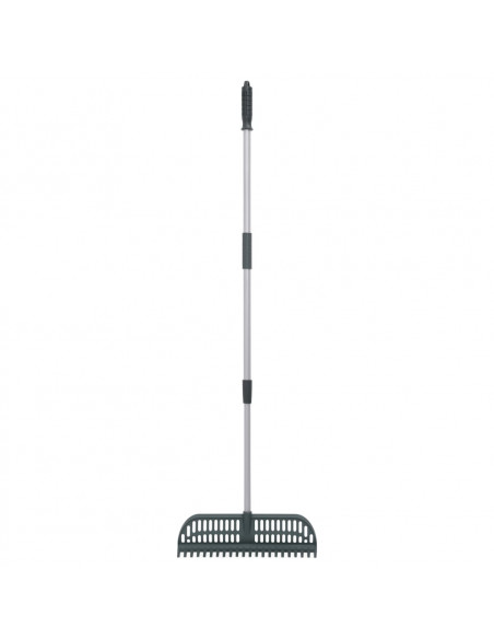 Rastrello per Foglie 2 in 1 Verde Scuro 157 cm in PP