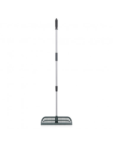 Rastrello per Foglie 2 in 1 Verde Scuro 157 cm in PP