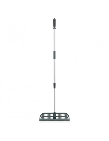 Rastrello per Foglie 2 in 1 Verde Scuro 157 cm in PP