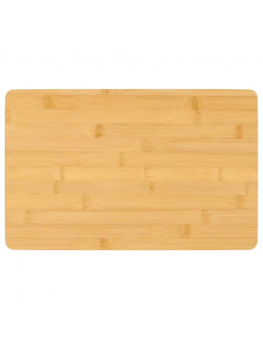 Piatti per Colazione 6 pz 22x14x0,8 cm in Bambù