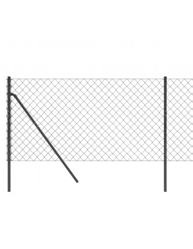 Recinzione a Rete Antracite 1x10 m