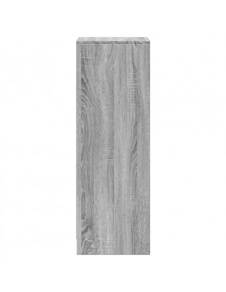 Credenza con LED Grigio Sonoma 38x34x100cm in Legno Multistrato