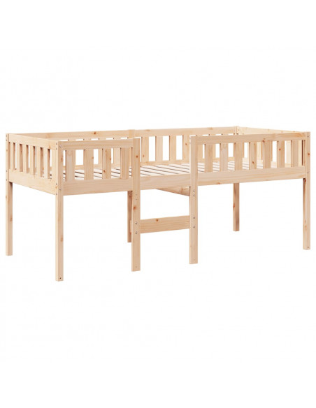 Letto per Bambini senza Materasso 90x200 cm Legno Massello Pino