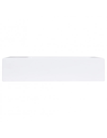 Lavabo 400x220x90 mm in SMC Bianco