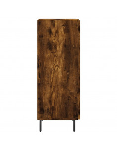 Credenza Rovere Fumo 34,5x34x90 cm in Legno Multistrato 2