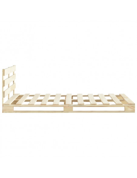 Giroletto in Pallet di Legno Massello di Pino 180x200 cm