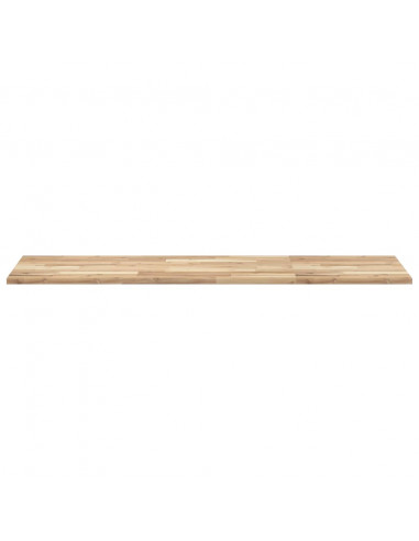 Piano Tavolo Rettangolare 160x50x2cm Legno Massello di Acacia