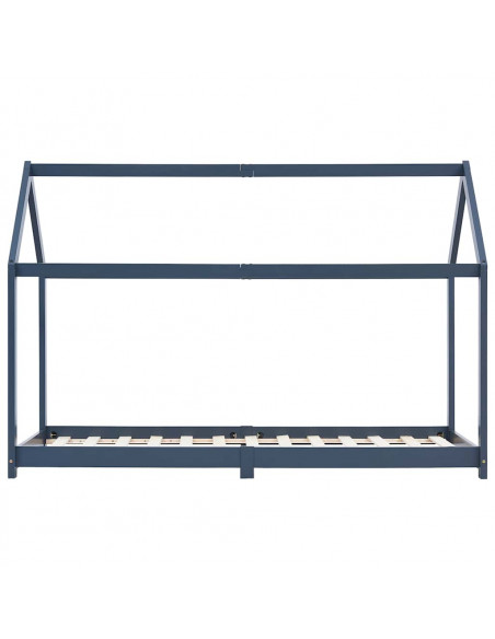 Giroletto per Bambini Grigio in Massello di Pino 90x200 cm