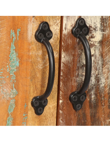 Libreria 60x35x180 cm in Legno Massello di Recupero