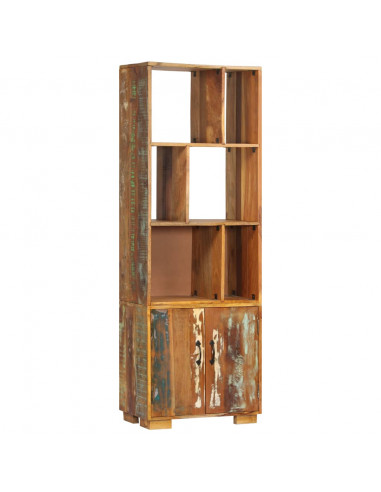 Libreria 60x35x180 cm in Legno Massello di Recupero