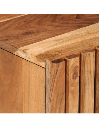 Mobile Lavabo da Bagno 62x34x58cm in Legno Massello di Acacia