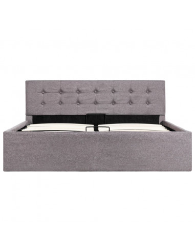 Giroletto con Contenitore Grigio Talpa in Tessuto 140x200 cm