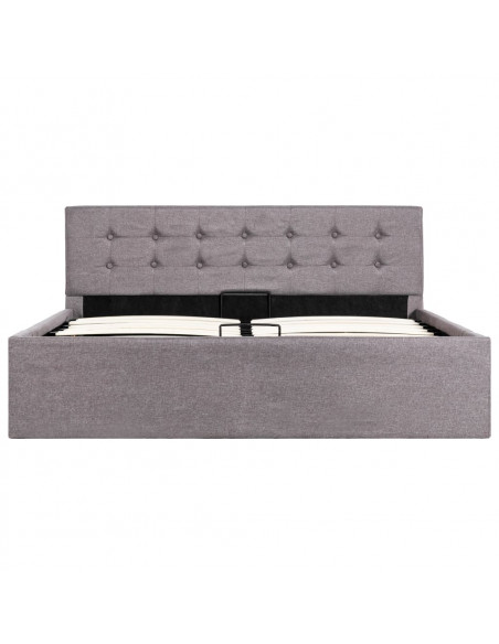 Giroletto con Contenitore Grigio Talpa in Tessuto 140x200 cm