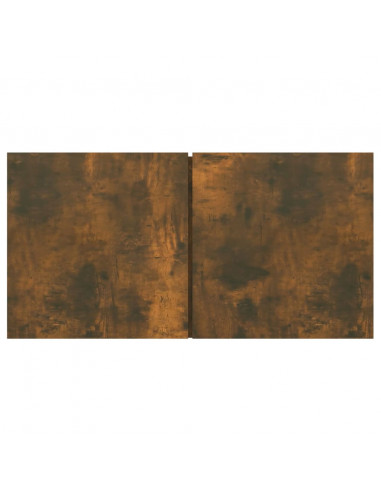 Mobile TV Pensile Rovere Fumo 60x30x30 cm in Legno Multistrato