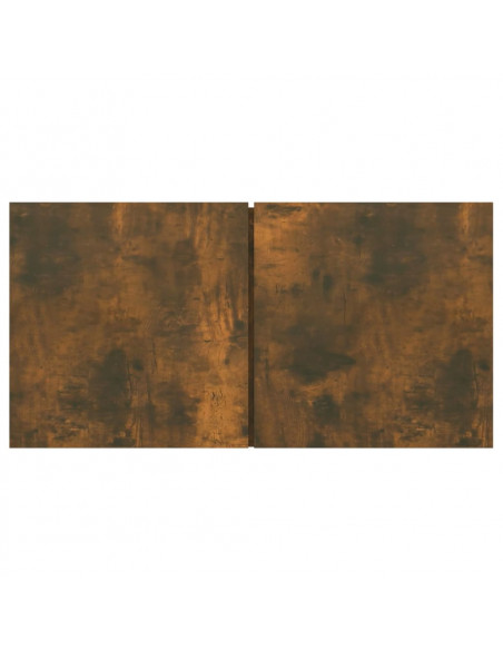 Mobile TV Pensile Rovere Fumo 60x30x30 cm in Legno Multistrato
