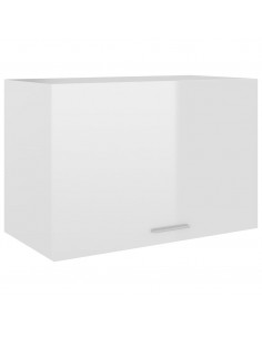 Mobile Pensile Bianco Lucido 60x31x40 cm Legno Multistrato 2