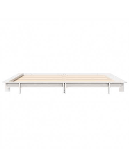 Giroletto Bianco 200x200 cm in Legno Massello di Pino