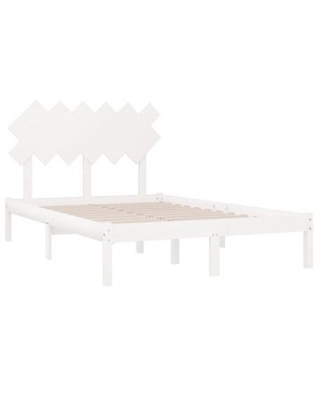 Giroletto Bianco 120x190 cm Small Double in Legno Massello