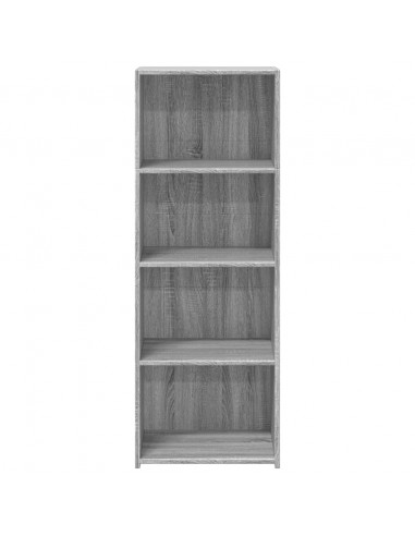 Credenza Grigio Sonoma 45x41x124 cm in Legno Multistrato