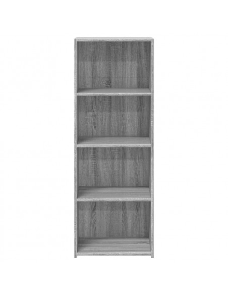 Credenza Grigio Sonoma 45x41x124 cm in Legno Multistrato